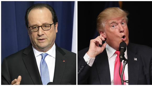 François Hollande replica a Donald Trump que "Francia siempre será Francia"