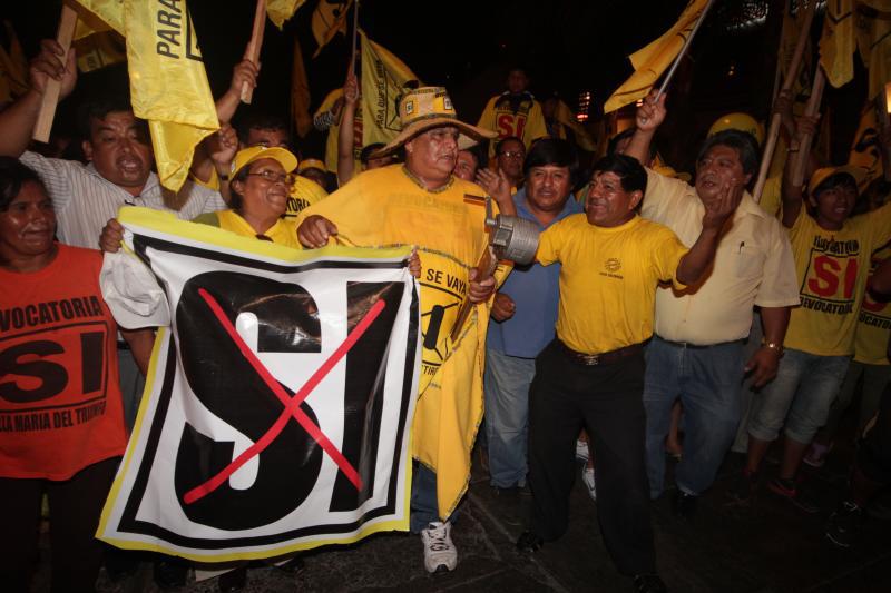 El "Sí" y el "No" preparan sus actividades de cierre de campaña