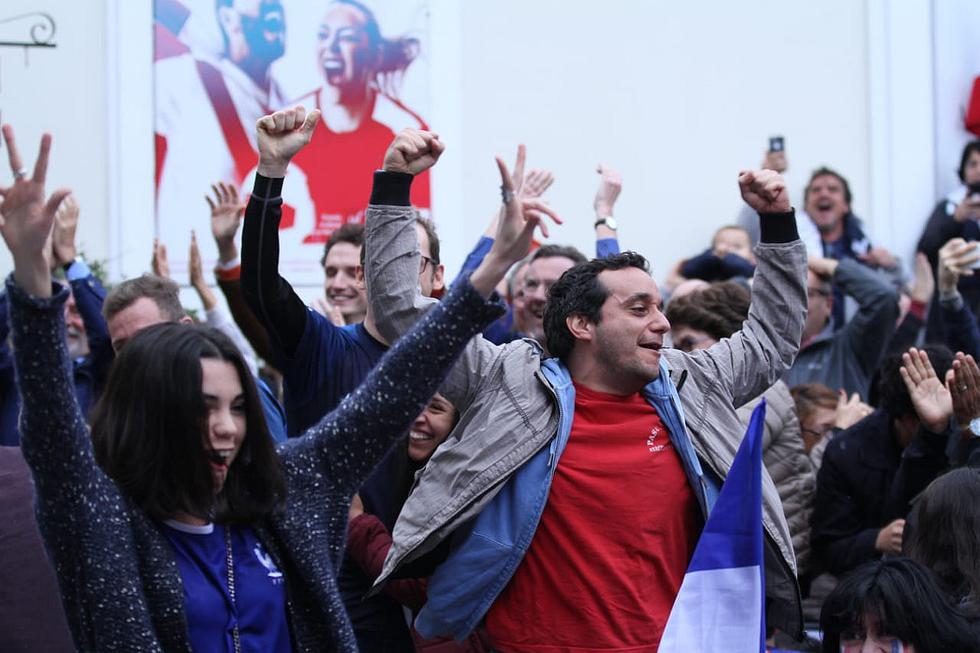 Así celebraron los franceses en Lima los goles de su selección (FOTOS y VIDEO)