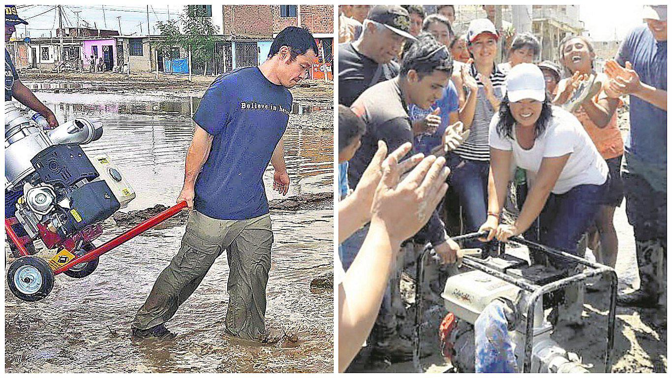 Los hermanos Keiko y Kenji Fujimori optan por caminos distintos
