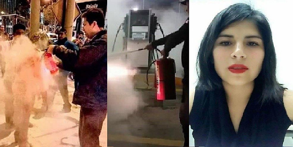 ​Apagar la piel quemada con extintores solo agrava las lesiones