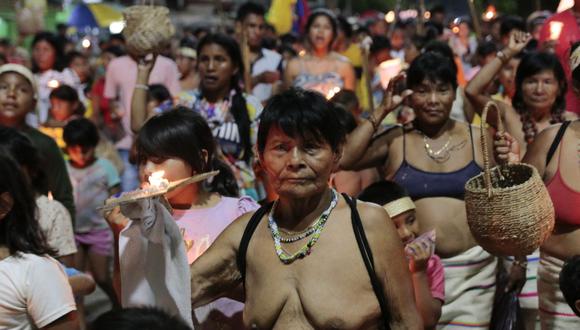 Los indígenas colombianos suelen ocupar por la fuerza los predios de caña alegando que son tierras ancestrales. El último caso se dio el pasado 23 de julio.(Foto de Schneyder Mendoza / AFP)