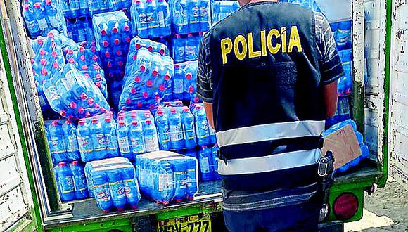 La Policía decomisa más de 7 mil frascos de lejía sin registro sanitario