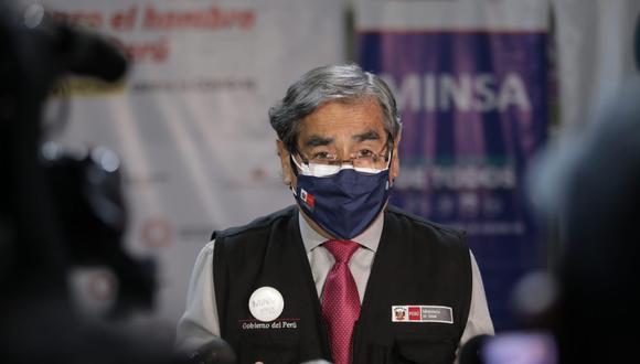 El ministro de Salud, Óscar Ugarte, detalló sobre la llegada de más vacunas al Perú. (Foto: GEC)