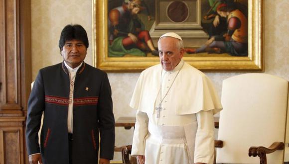 Evo Morales confirma visita del papa Francisco a Bolivia
