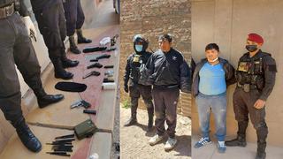 Juliaca: Una de las armas confiscadas a presuntos “marcas” era de un policía