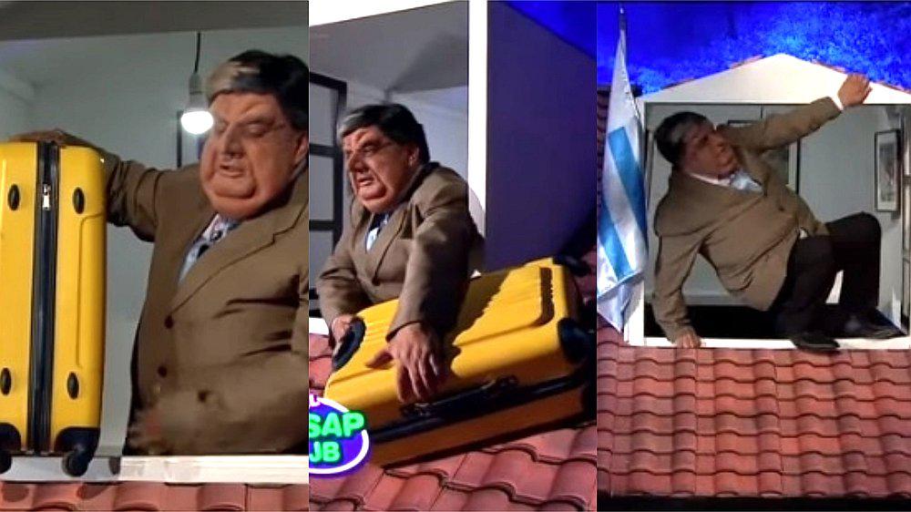 Alan García: Revive parodia de 'Galán' intentando escapar de embajada de Uruguay en el 'Wasap de JB' (VIDEO)