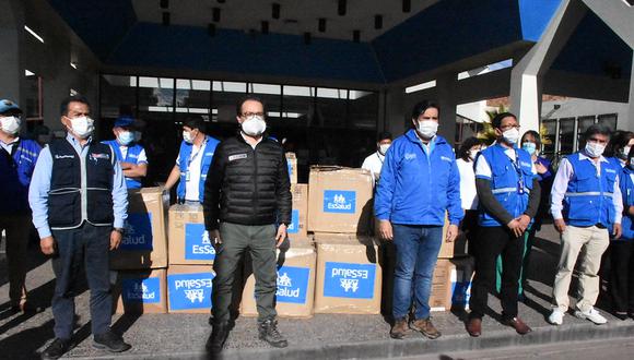 Cusco: Ejecutivo llevó 19 toneladas de ayuda médica e inspeccionó hospitales por COVID-19. (Foto: Mincetur Perú)