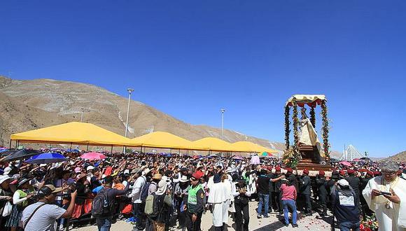 Más de 200 mil personas peregrinaron a Santuario de Chapi
