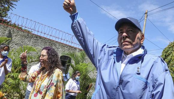 Daniel Ortega ganó las elecciones de Nicaragua, pero varios países denunciaron ilegitimidad en los comicios. (Foto:  Cesar PEREZ / Nicaraguan Presidency / AFP)