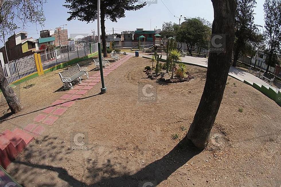 Parques de Paucarpata se secan por falta de atención (FOTOS)