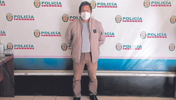 Policía detuvo a Fidencio Sánchez Caururo cuando viajaba en un bus desde Huánuco a Cerro de Pasco.