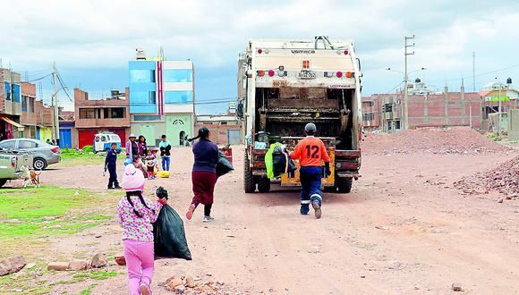 Comuna juliaqueña normaliza el servicio de recojo de residuos sólidos