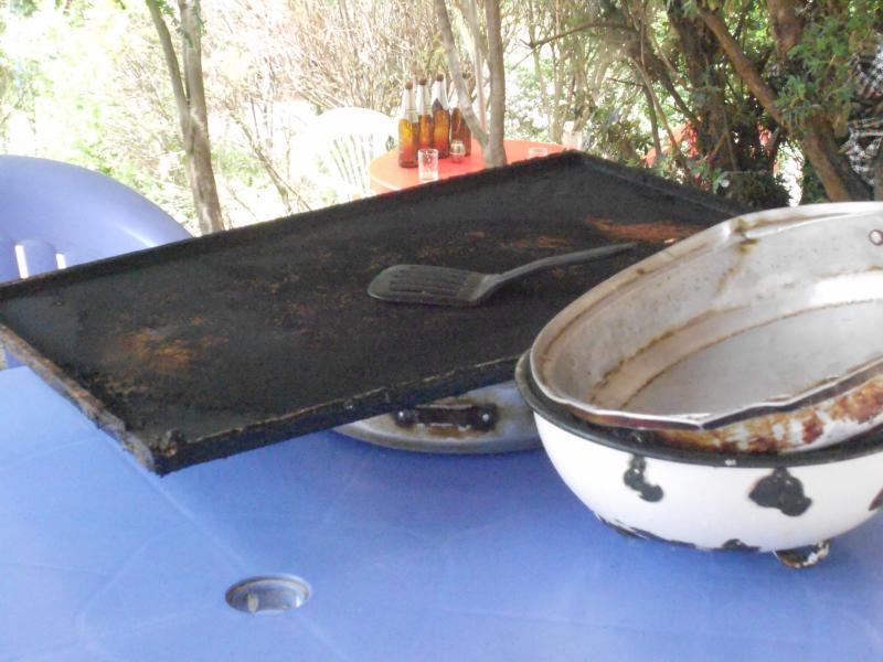 Recreos campestres utilizan utensilios oxidados