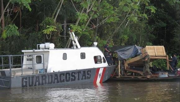 ​Iquitos: Encuentran y destruyen draga de minería ilegal