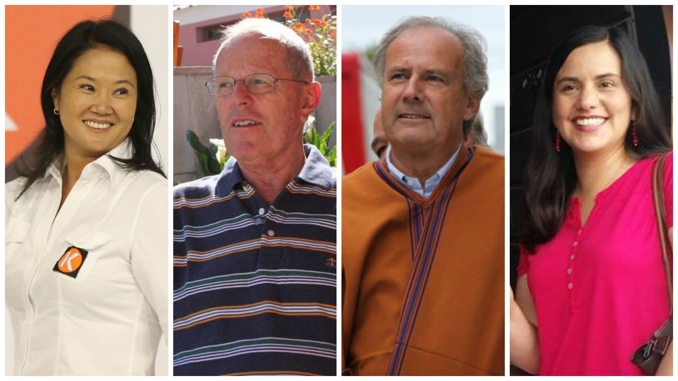 Datum: Así se ubican los candidatos presidenciales tras el retiro de Julio Guzmán y César Acuña