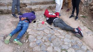 Adulto y menor de edad asaltaban a transeúntes en sitio arqueológico de Cusco