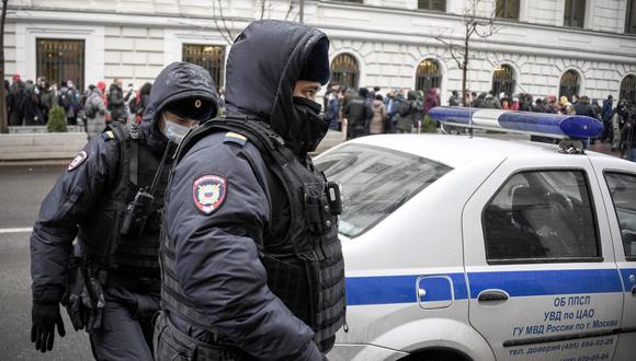 Imagen referencial de la policía de Rusia. (Foto: Alexander NEMENOV / AFP)