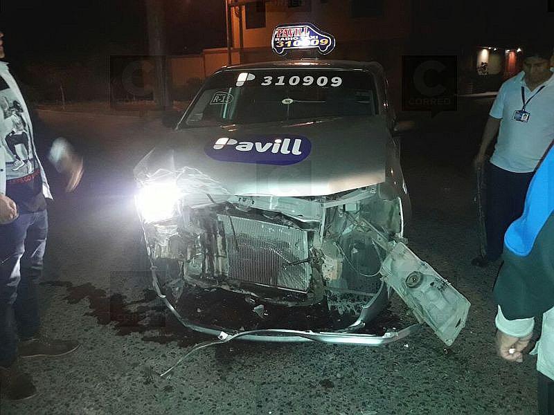 Racha de accidentes vehiculares deja cuatro heridos