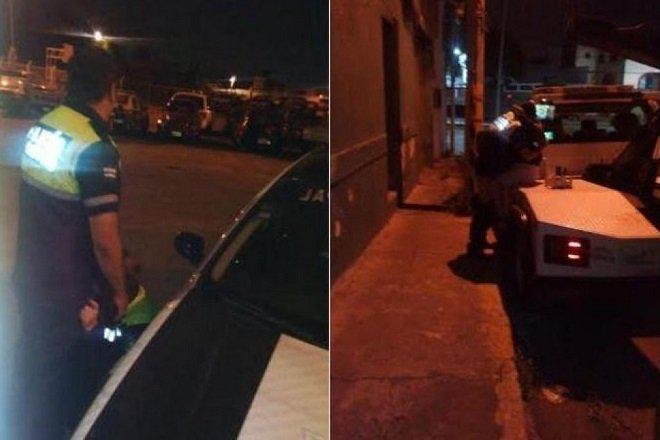 Captan a policías teniendo relaciones sexuales en la calle (VIDEO)