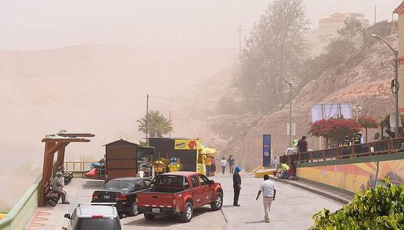 Tacna: Alertan intensificación de vientos hasta el domingo