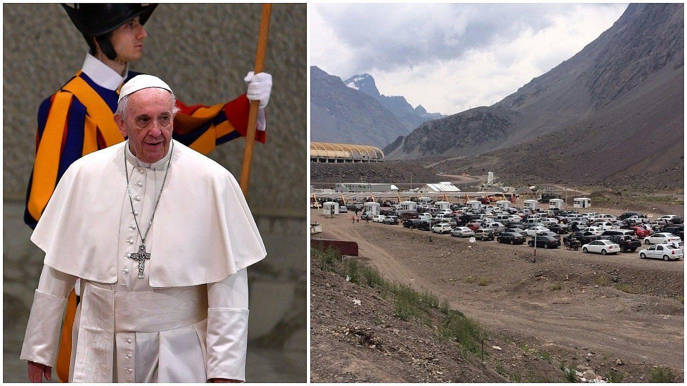Miles de argentinos viajan en caravana a Chile para ver al papa Francisco