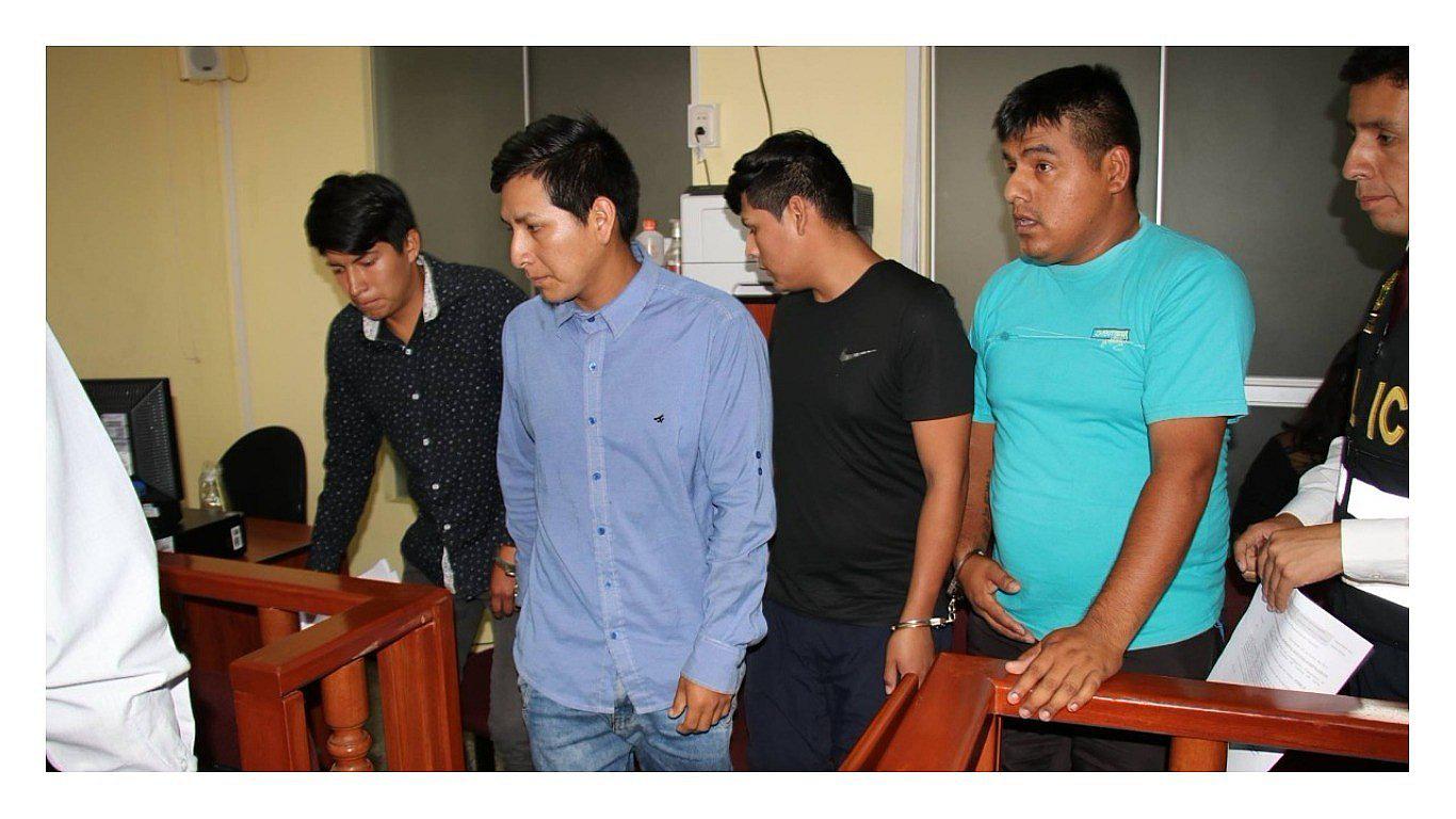 Chimbote: Nueve meses de prisión preventiva a cuatro jóvenes encontrados con escopetín