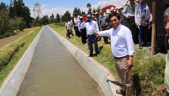Ministerio de Agricultura impulsa riego tecnificado con entrega de obras a productores