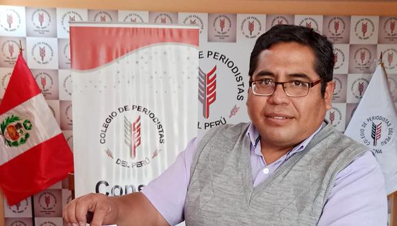 Tony Machaca asume decanato del Colegio de Periodistas por segunda vez en Tacna