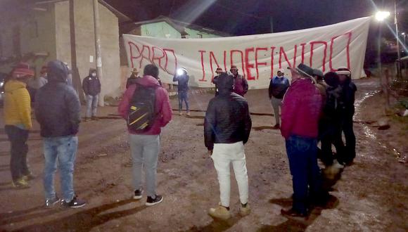 Huelga indefinida en Cotabambas por Las Bambas