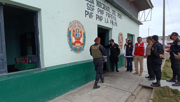 El ministro del Interior, Willy Huerta, visitó algunas dependencias policiales en la zona colindante con Ecuador, en las cuales hacen falta personal y servicios básicos.