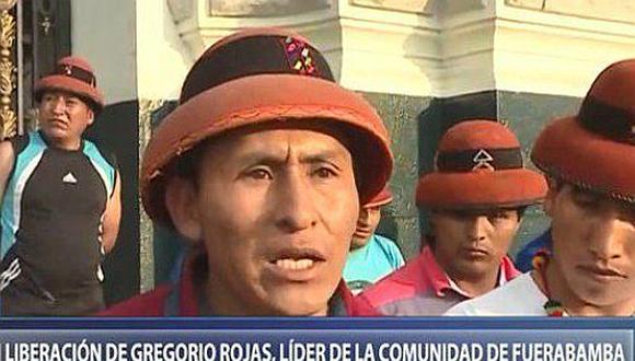 Las Bambas: Minera se pronuncia tras liberación de Gregorio Rojas
