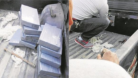 Policía incauta 60 kilos de clorhidrato de cocaína que iba camuflada en camioneta 