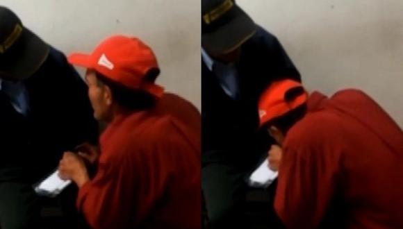 Delincuente se arrodilla, besa la mano y pide perdón a su víctima tras robarle su dinero (VIDEO)