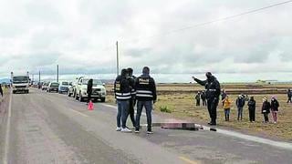 Policía identifica a mujer cuyo cadáver fue hallado en carretera de Puno 