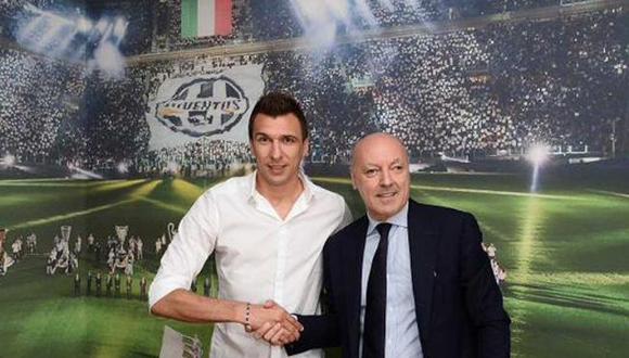 Juventus anunció el fichaje del croata Mario Mandzukic