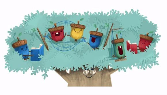 Google celebra a los niños del mundo con doodle