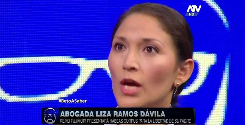 Abogada Ramos señala que nuevo hábeas corpus "es el inicio de la libertad" de Fujimori