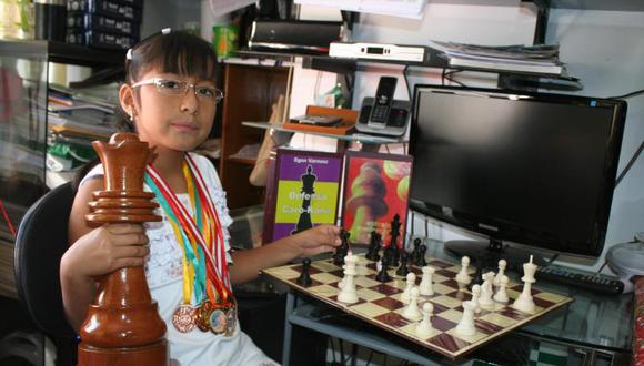 Niña de 9 años representará a Huánuco en el Panamericano de Ajedrez 