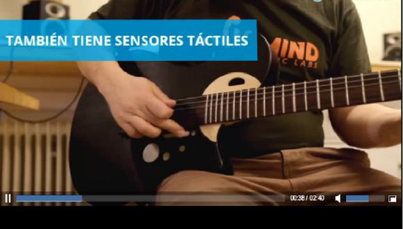 VIDEO: Crean una guitarra 'smart' con 'apps' y sensores a distancia