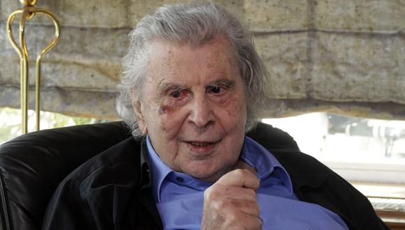 Mikis Theodorakis, compositor griego célebre por "Zorba el griego", falleció a los 96 años. (Foto: AFP)
