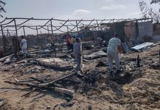 Incendio arrasa con 19 viviendas del sector oeste en Sullana