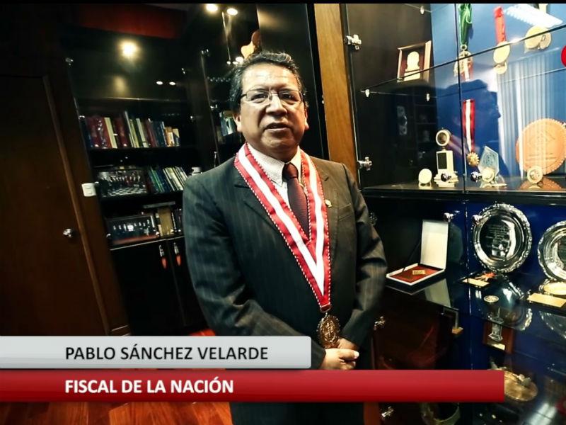 Conoce al nuevo Fiscal de la Nación Pablo Sánchez Velarde