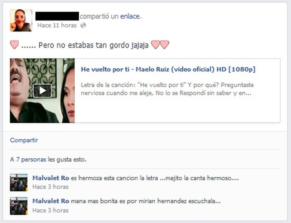 Blanca Rodríguez dedica canción al 'loco' Vargas