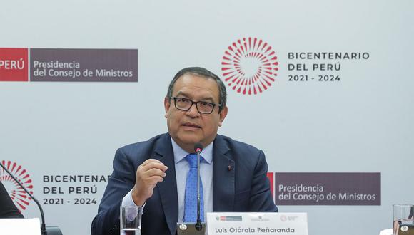 Alberto Otárola, presidente del Consejo de Ministros. (Foto: PCM)