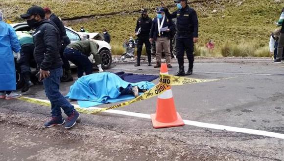 Accidente de tránsito en Pilpichaca causa la muerte de dos personas y deja a tres personas gravemente heridas