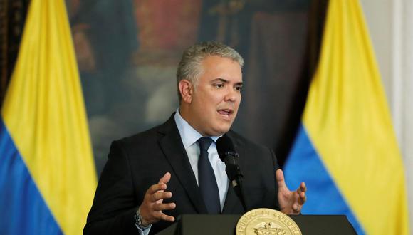 El presidente de Colombia, Iván Duque, aseguró que la orden de cinco días de arresto domiciliaria es "inconstitucional". (EFE/ Mauricio Dueñas Castañeda).