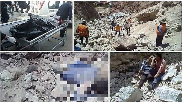Padre e hijo mueren sepultados en Cusco (VIDEO)