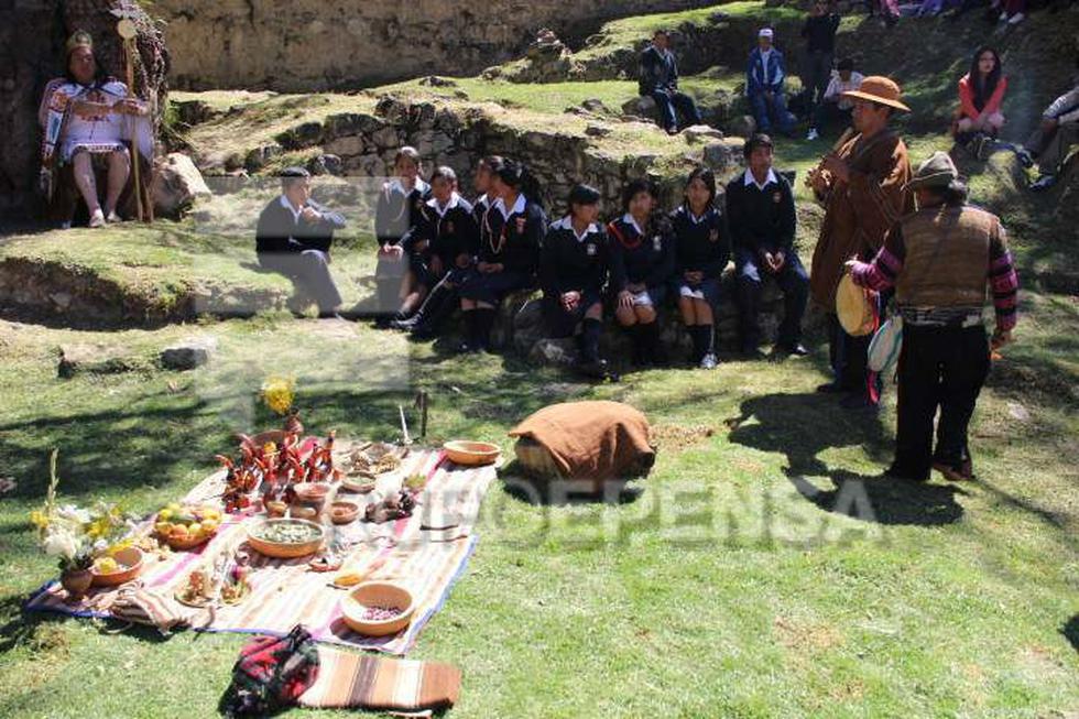 Layas reviven rito ancestral de Yacupa o iniciación huanca (FOTOS)