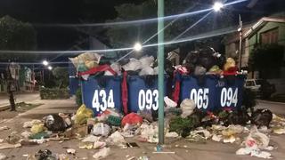 Arequipa: Trabajadores de limpieza no recogen basura hace 5 días en Paucarpata (VIDEO)